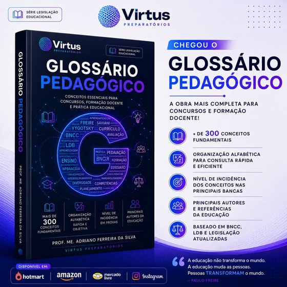 Capa do livro Glossário Pedagógico para Concursos da Educação